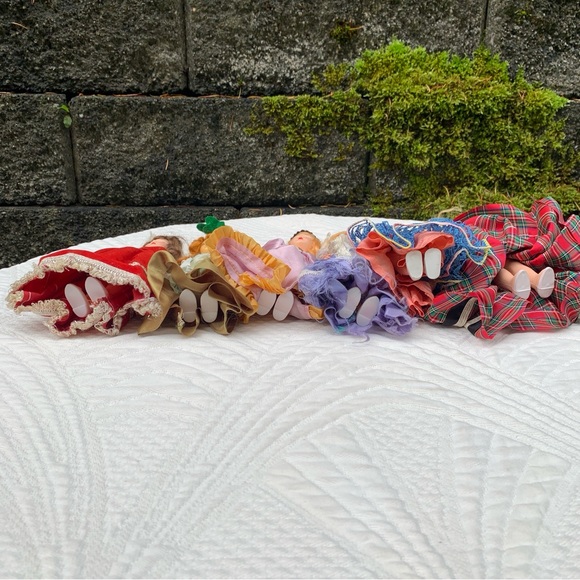 Vintage Art Crafters Mixed Lot Plastic Dolls of World Sleep Eyes MCM 50s 60s - Picture 4 of 9